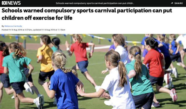 Schools warned compulsory sports carnival participation
